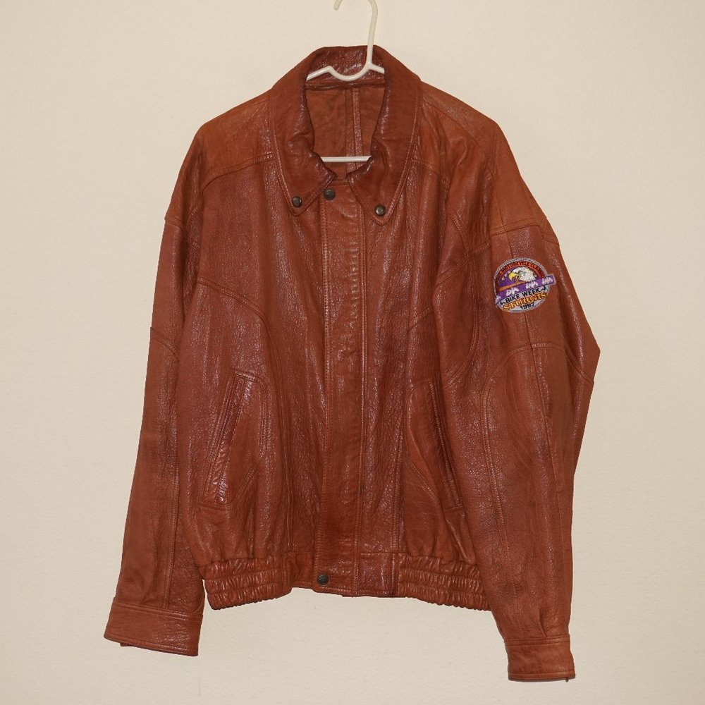 Handmade Jacket w/ Harley-Davidson Patch